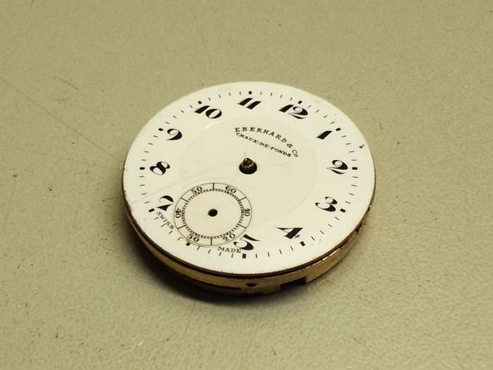 EBERHARD & CO. - 29mm pocket watch movement - parts/repair