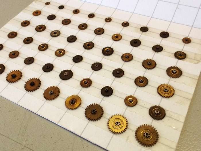 Watch minute wheels - 56 pieces