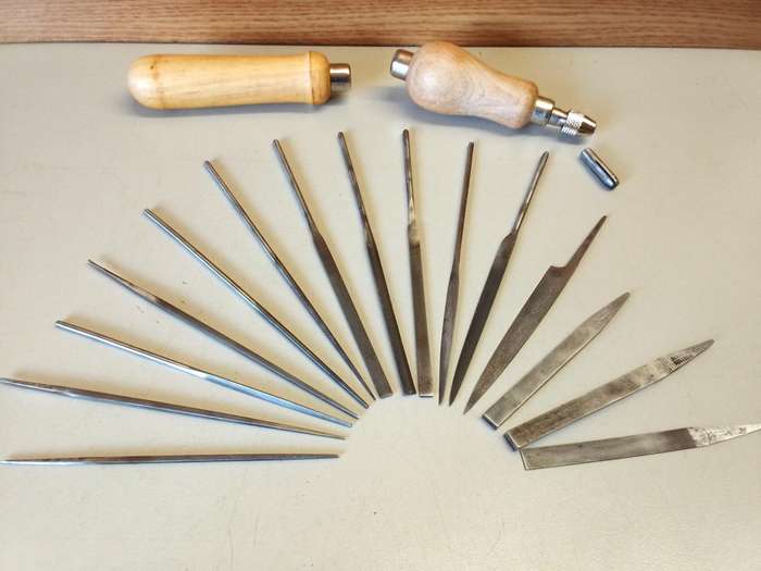 Watchmaker/jeweler/gunsmith files