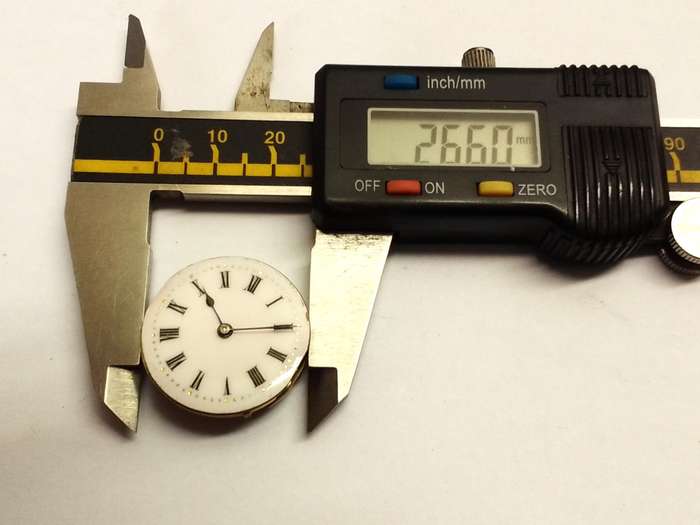 26.5mm pocket/trench watch movement - parts/repair