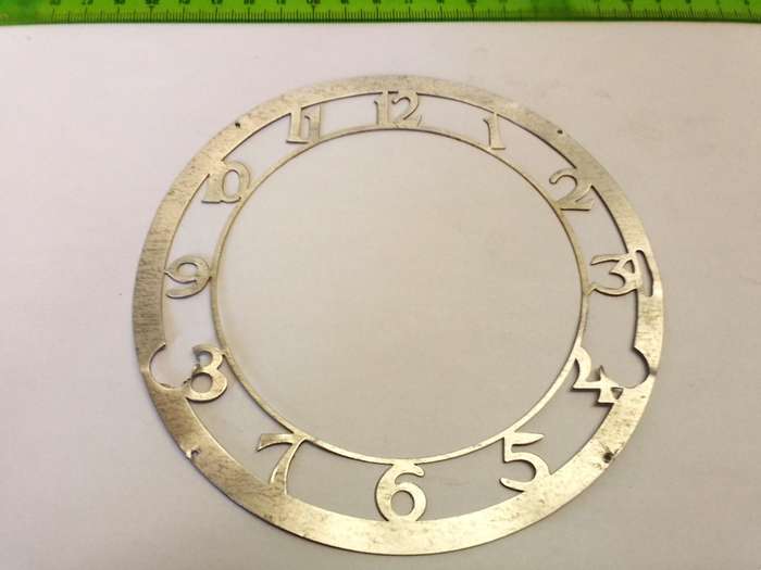 134mm open face clock numbers