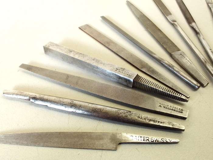 Watchmaker/jeweler/gunsmith files
