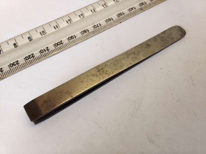 Watchmakers flat end tweezers