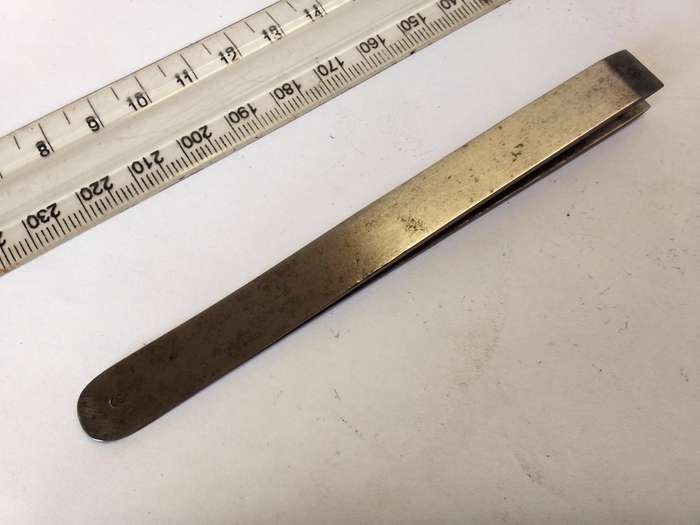 Watchmakers flat end tweezers