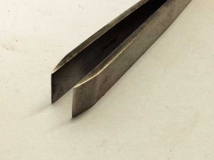 Watchmakers flat end tweezers