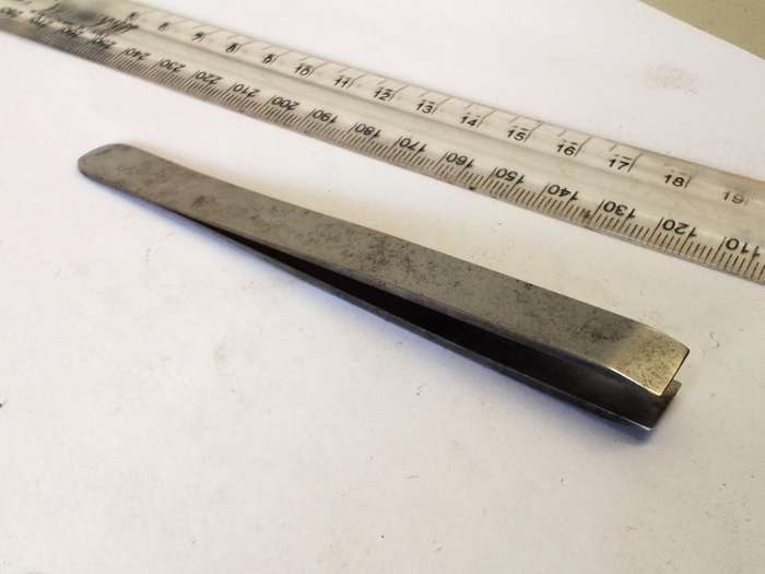 Watchmakers flat end tweezers