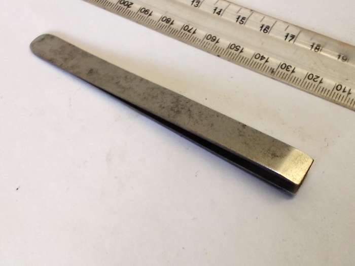 Watchmakers flat end tweezers