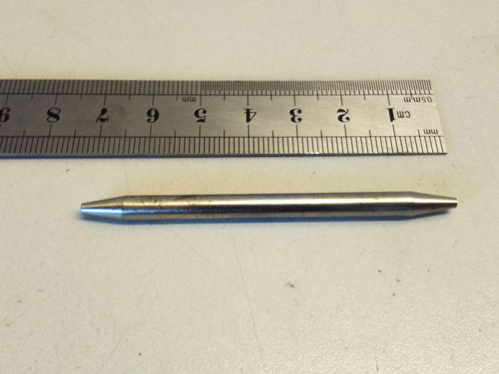 Tailstock shank for watchmakers lathe
