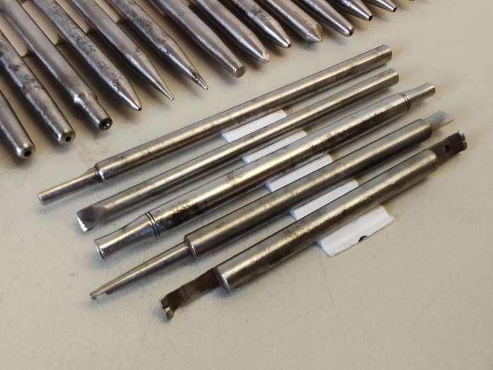 Stakes for watchmakers staking set