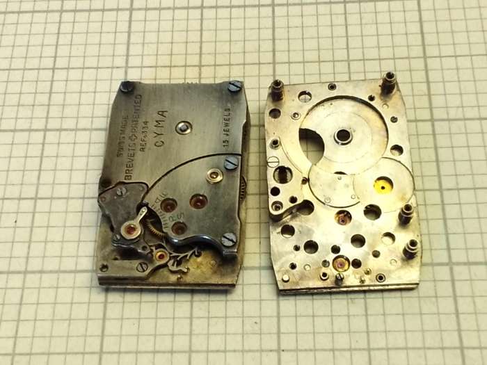 CYMA 334 movements - parts/repair