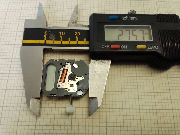 MIYOTA T480 digital/analogue quartz movement