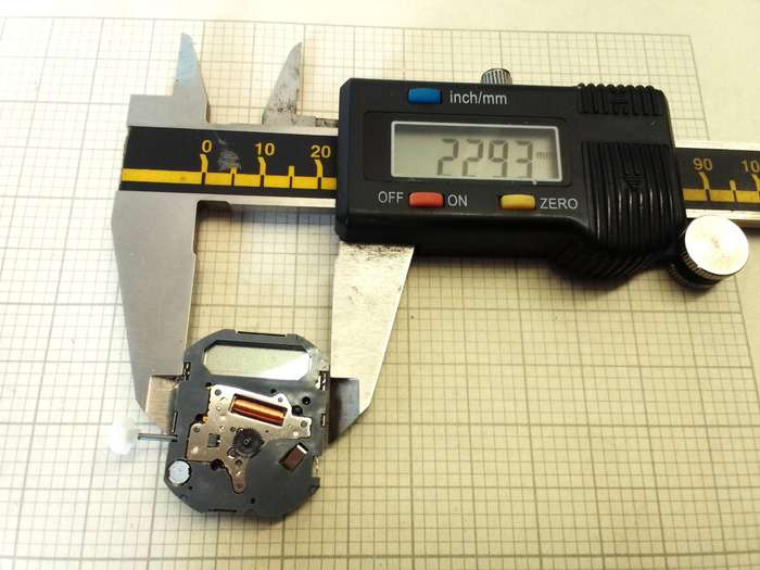 MIYOTA T480 digital/analogue quartz movement