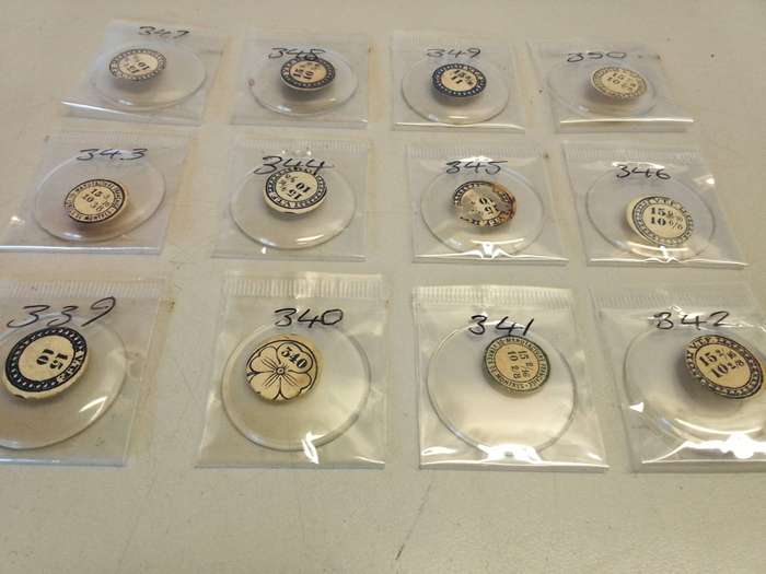 VTF crystals - domed - 12 pieces