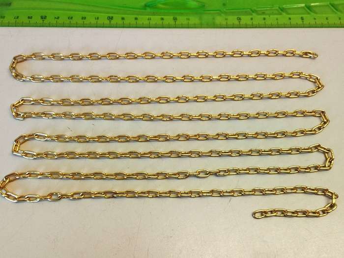 Clock chain - gilt - #1