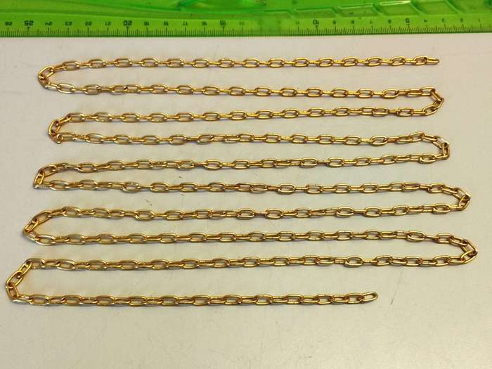 Clock chain - gilt - #2