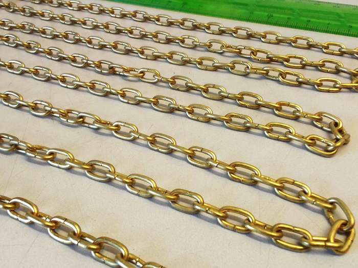 Clock chain - gilt - #3