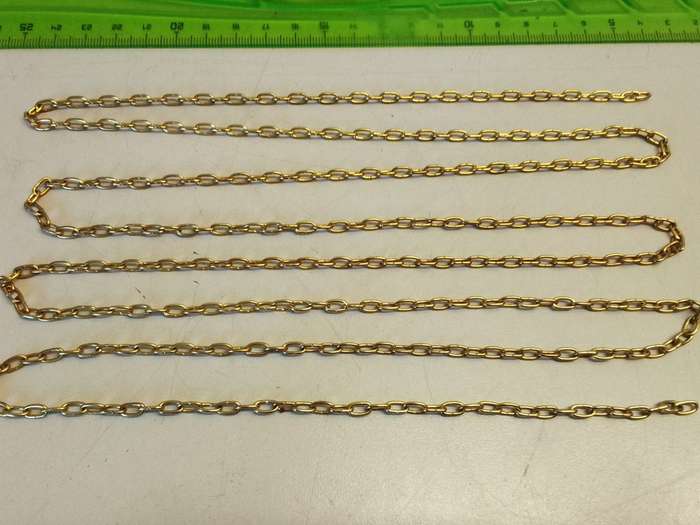 Clock chain - gilt - #6