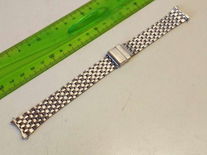 18mm Beads of Rice two piece bracelet - curved end links