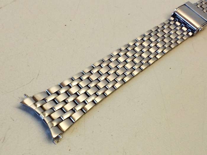 18mm Beads of Rice two piece bracelet - curved end links