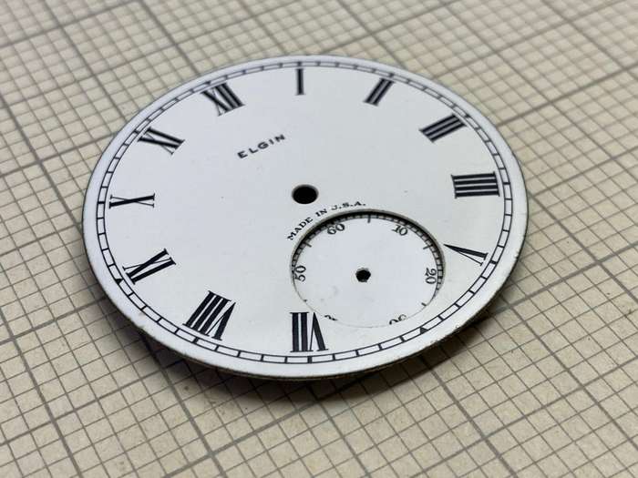 ELGIN - 42.3mm pocket watch dial