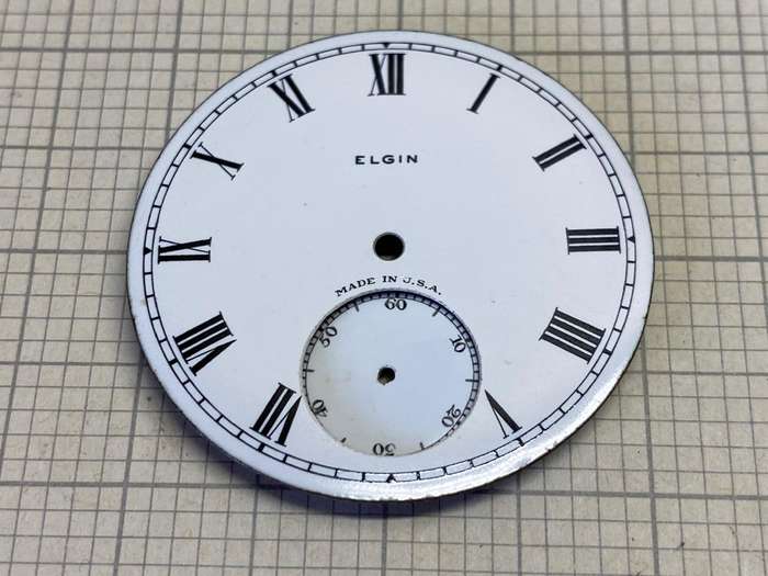 ELGIN - 42.3mm pocket watch dial