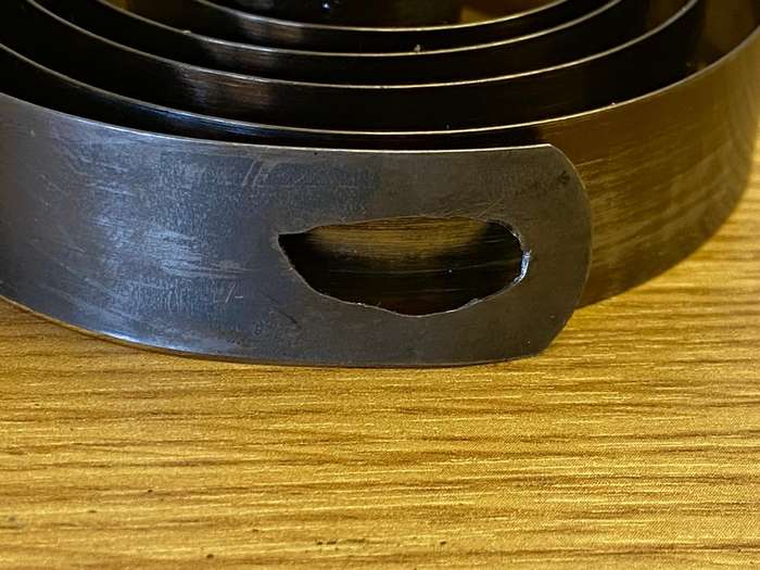 17mm clock mainspring - lot 3