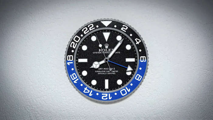 Rolex GMT Master II  - Fan Art Wall Clock