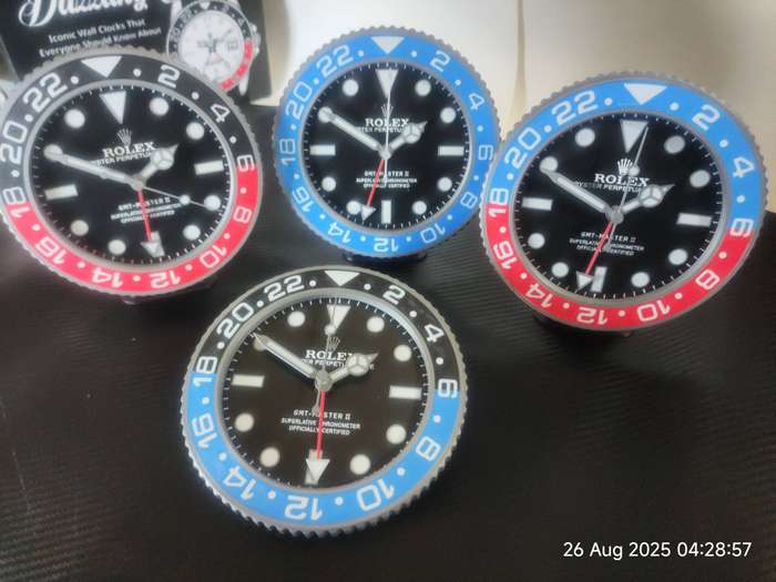 Rolex GMT Master II  - Fan Art Desk Clock