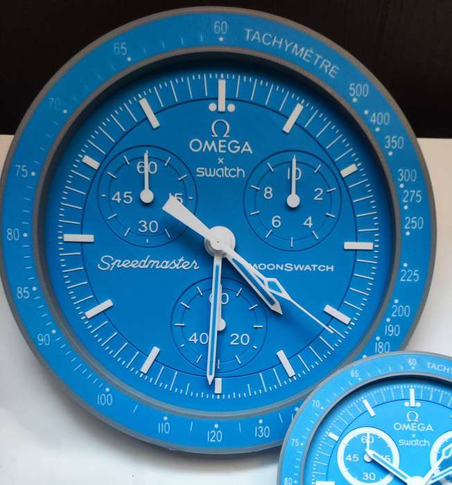 MoonSwatch inspired 3D printed wall clock