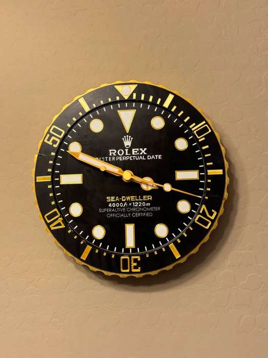 Sea Dweller- Rolex Inspired Wall Clock