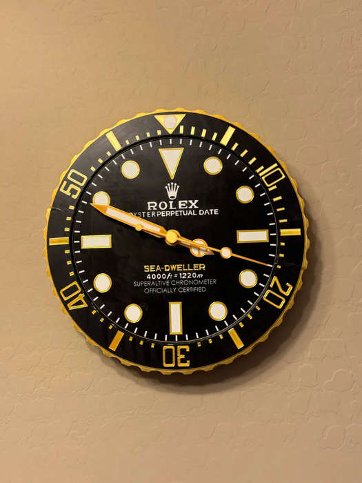 Sea Dweller- Rolex Inspired Wall Clock