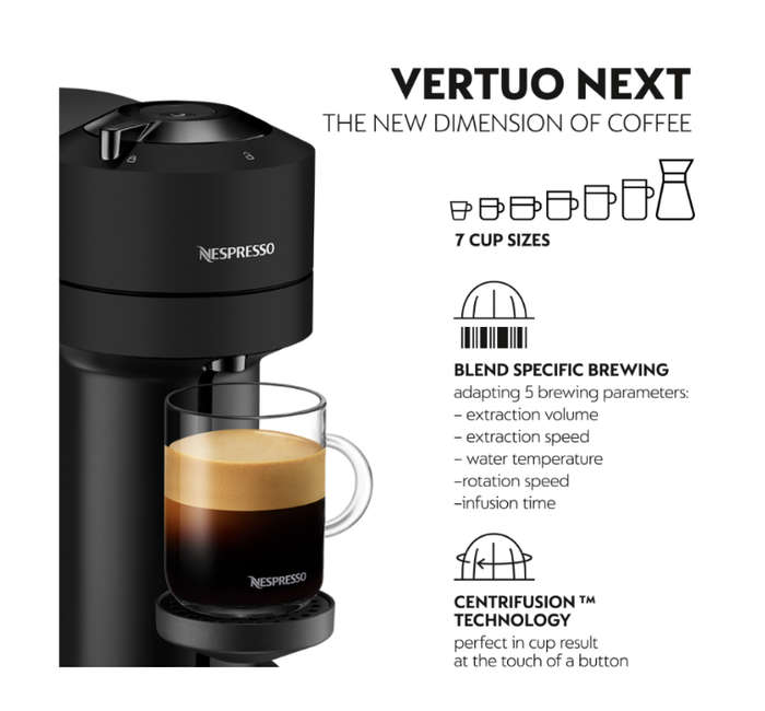 Nespresso Vertuo Next Bundle (black)