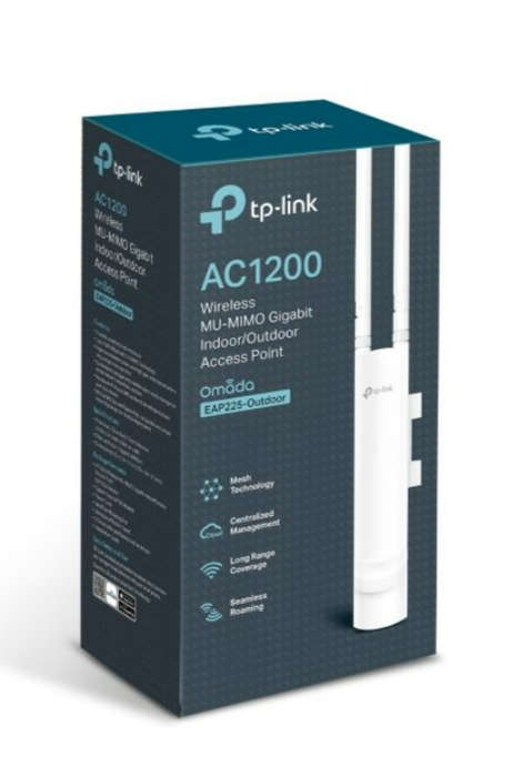 TP-LINK EAP225 AC1200 Wireless Gigabit Indoor/Outdoor Access Point