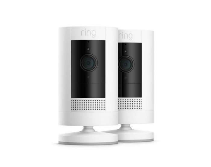 Ring Stick Up Cam Battery, 2-Pack | 1080HD, Two-Way Talk | White