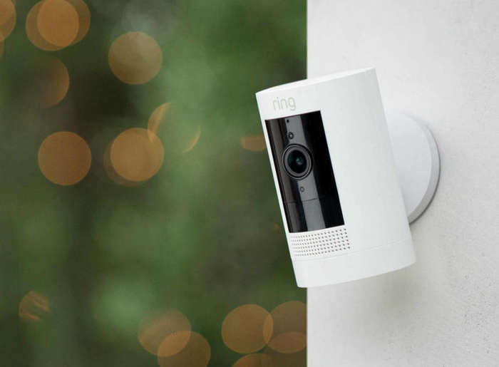 Ring Stick Up Cam Battery | 1080HD Video | Works with Alexa