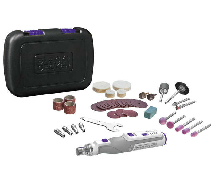 BLACK+DECKER 7.2V Cordless Pet Rotary Tool Set with 35 Accessories (Model: BCRT8IPETK-XJ)