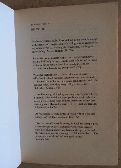 Be Cool - Elmore Leonard