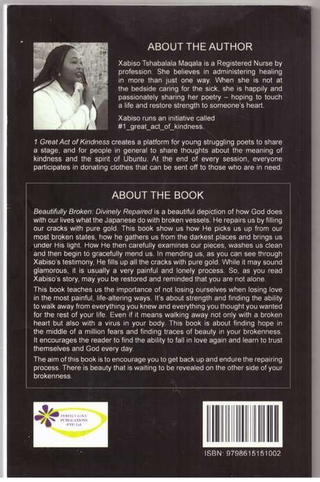 Beautifully Broken: Divinely Repaired Paperback   Xabiso Tshabalala Maqala