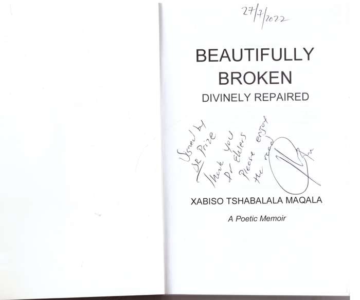 Beautifully Broken: Divinely Repaired Paperback   Xabiso Tshabalala Maqala