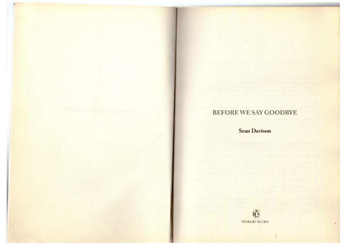Before We Say Goodbye: Helping My Mother Die - Sean Davison