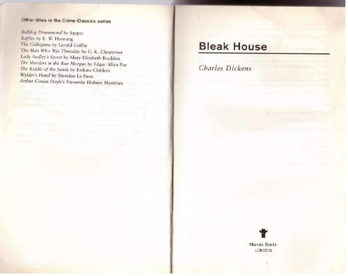 Bleak House - Charles Dickens