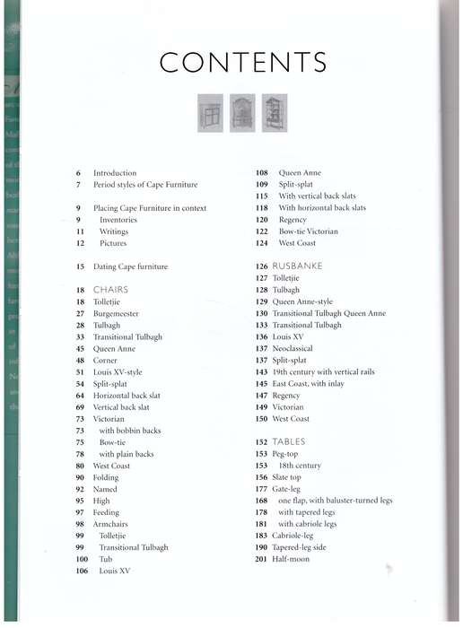 Cape Antique Furniture: A Comprehensive Pictorial Guide -- Michael Baraitser, Anton Obholzer