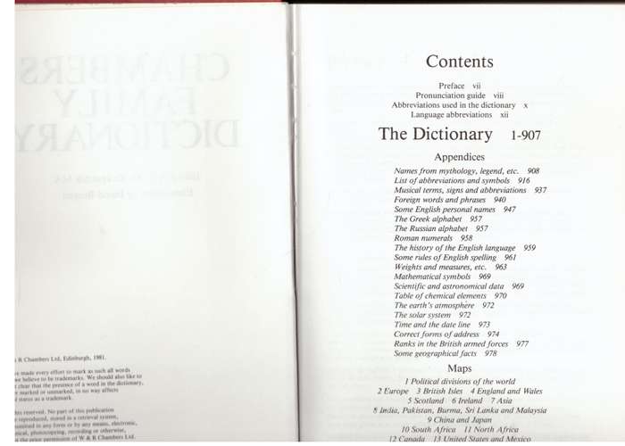 Chambers family dictionary  --  E.M. Kirkpatrick