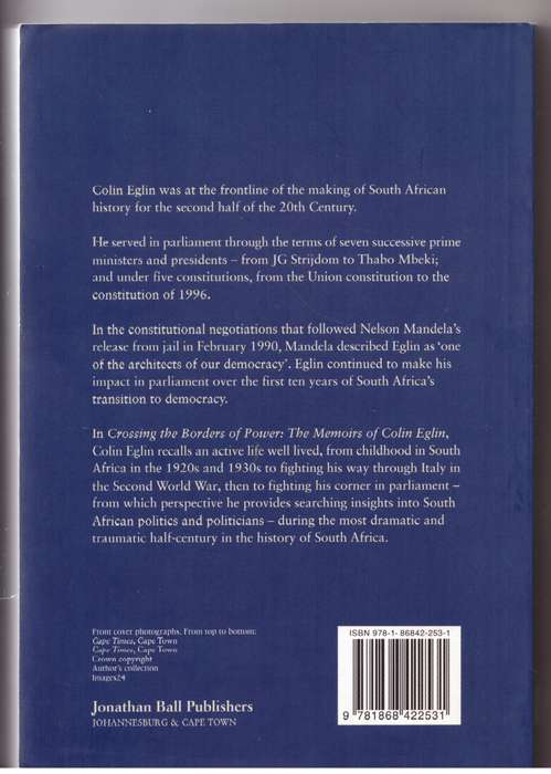 Crossing The Borders of Power: The Memoirs of Colin