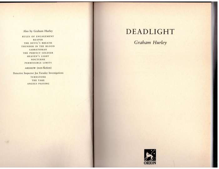 Deadlight  --  Graham Hurley