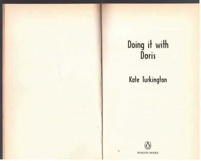 Doing It with Doris -- Kate Turkington * SIGNED *