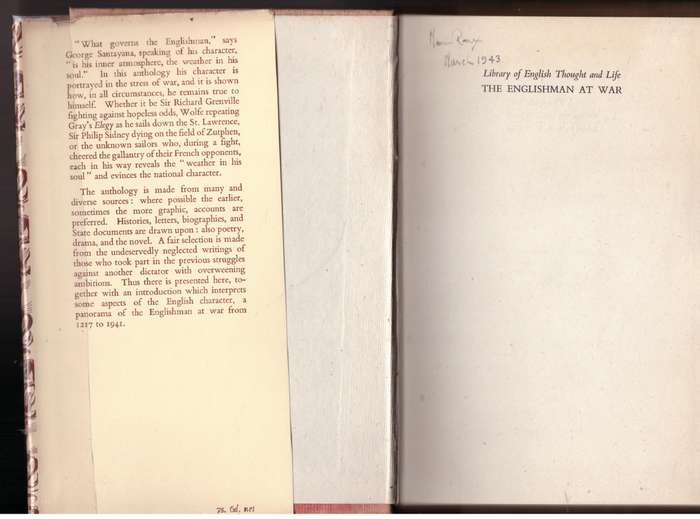 The Englishman at War: An Anthology  -- John Freeman [Editor]
