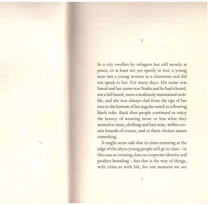 Exit West -- Mohsin Hamid