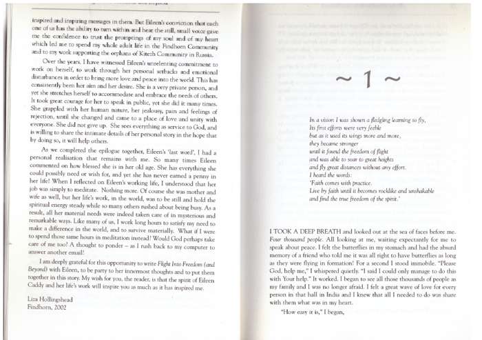 Flight into Freedom and Beyond  - Eileen Caddy