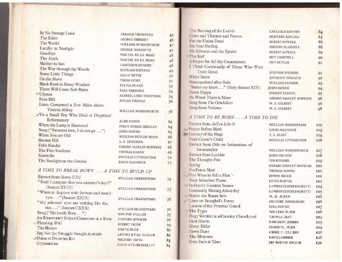For all seasons: An anthology of English poetry  --  F. C. H. Rumboll,  J. B. Gardener [Editors]
